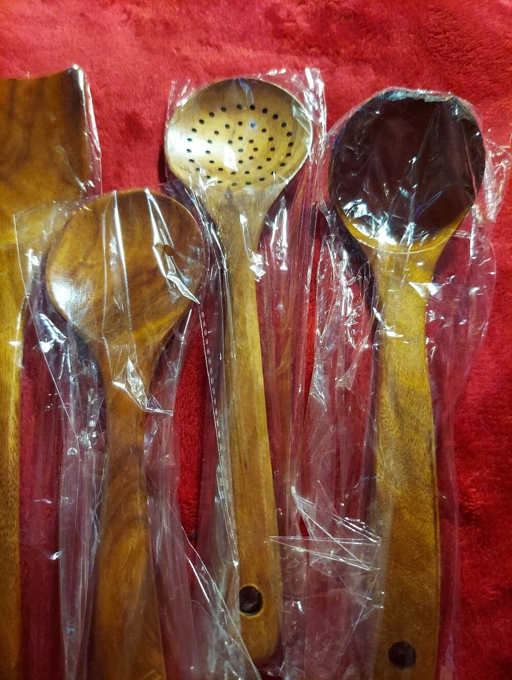 Set of 5: Luxury Wooden Spoon & Spatula Utensil Set